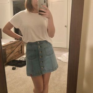 Vintage Dickie’s denim mini skirt